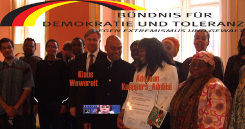 AFROTAK cyberNomads @ Rote Rathaus Berlin Award Reception with the Mayor Klaus Wowereit of the City of Berlin