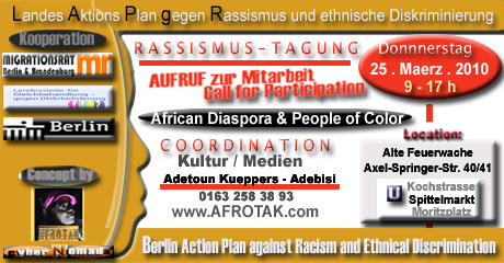 Landesaktionsplan gegen Rassismus Ethnische Diskriminierung LAPgR Migrationsrat Berlin Brandenburg Landesstelle für Gleichbehandlung gegen Diskriminierung