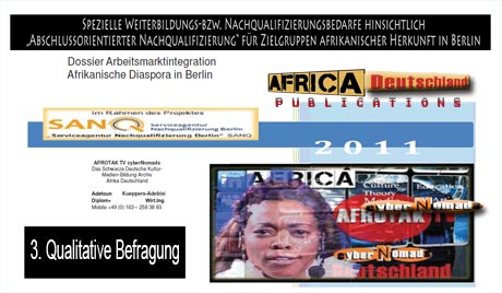 Arbeitsmarktintegration Afrikanische Diaspora Berlin Spezielle Weiterbildungs bzw Nachqualifizierungsbedarfe hinsichtlich Abschlussorientierter Nachqualifizierung für Zielgruppen Afrika QUALITATIVE BEFRAGUN