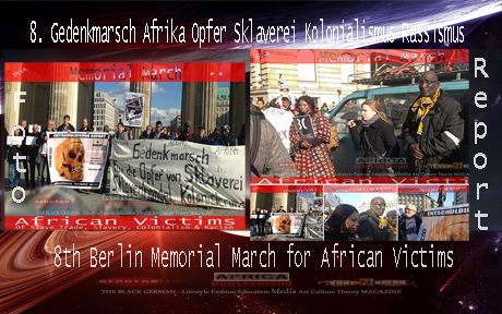 8. Gedenkmarsch zur Erinnerung an die afrikanischen Opfer von Sklavenhandel, Sklaverei, Kolonialismus und rassistischer Gewalt